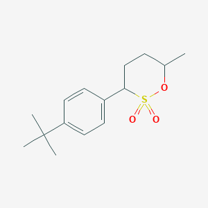 3-(4-tert-Butylphenyl)-6-methyl-1,2lambda~6~-oxathiane-2,2-dione