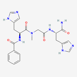 N-Benzoyl-L-histidyl-N-methylglycyl-L-histidinamide