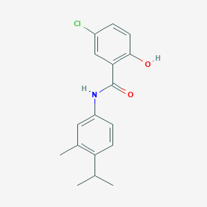 5-Chloro-2-hydroxy-N-(4-isopropyl-3-methylphenyl)benzamide