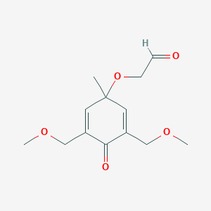 2,6-Bis(methoxymethyl)-4-methyl-4-(2-oxoethoxy)-2,5-cyclohexadiene-1-one