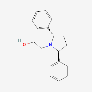 1-Pyrrolidineethanol, 2,5-diphenyl-, (2S,5S)-