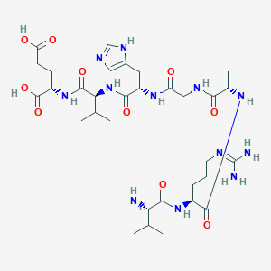 L-Valyl-N~5~-(diaminomethylidene)-L-ornithyl-L-alanylglycyl-L-histidyl-L-valyl-L-glutamic acid