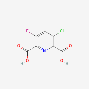 5-Chloro-3-fluoropyridine-2,6-dicarboxylic acid