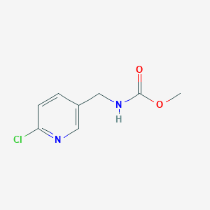 Methyl [(6-chloropyridin-3-yl)methyl]carbamate