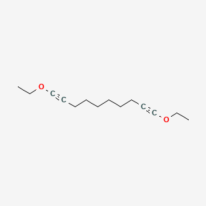 molecular formula C14H22O2 B12595695 1,10-Diethoxydeca-1,9-diyne CAS No. 646057-34-3