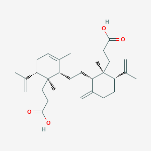 molecular formula C30H46O4 B1259570 Lansic acid 