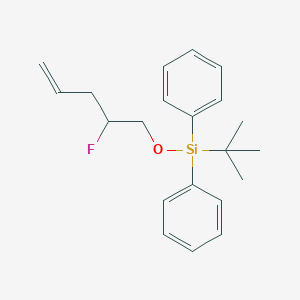 Tert-butyl[(2-fluoropent-4-EN-1-YL)oxy]diphenylsilane