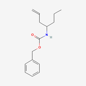 molecular formula C15H21NO2 B12595705 Benzyl hept-1-en-4-ylcarbamate CAS No. 646480-70-8