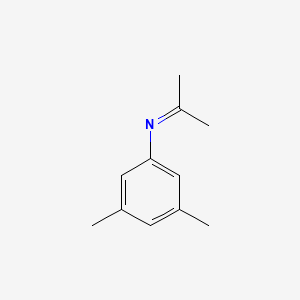 Benzenamine, 3,5-dimethyl-N-(1-methylethylidene)-