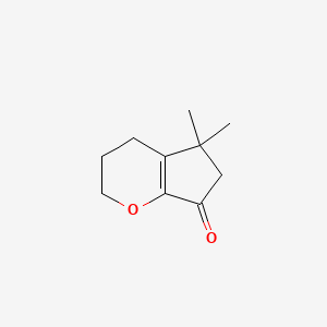 5,5-Dimethyl-3,4,5,6-tetrahydrocyclopenta[b]pyran-7(2H)-one