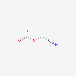 molecular formula C3H3NO2 B125958 （甲酰氧基）乙腈 CAS No. 150760-95-5