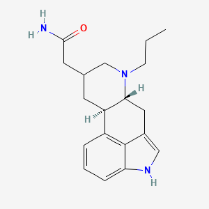 2-[(6aR,10aR)-7-propyl-6,6a,8,9,10,10a-hexahydro-4H-indolo[4,3-fg]quinolin-9-yl]acetamide