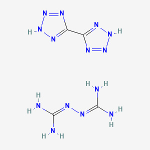 2-(diaminomethylideneamino)guanidine;5-(2H-tetrazol-5-yl)-2H-tetrazole