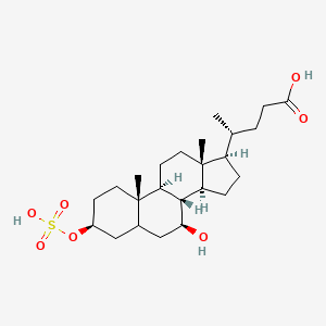 molecular formula C24H40O7S B1259585 Ursodeoxycholic acid 3-sulfate CAS No. 68780-73-4