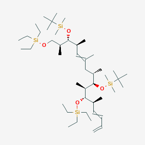 (6S,7R,8S,12S,13R,14S,15S)-7,13-Bis{[tert-butyl(dimethyl)silyl]oxy}-3,3,17,17-tetraethyl-15-[(2S)-hexa-3,5-dien-2-yl]-6,8,10,12,14-pentamethyl-4,16-dioxa-3,17-disilanonadec-9-ene