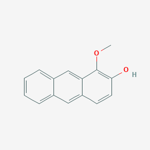 molecular formula C15H12O2 B1259586 1-Methoxy-2-hydroxyanthracene 