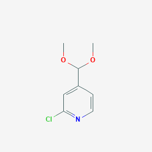 2-Chloro-4-(dimethoxymethyl)pyridine