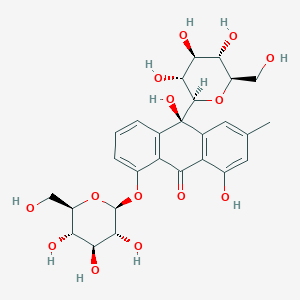 molecular formula C27H32O14 B1259588 10-Hydroxycascaroside C 