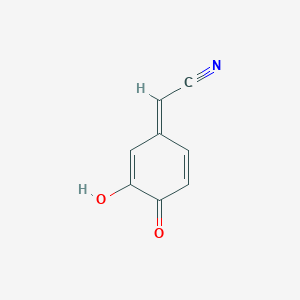 (3-Hydroxy-4-oxo-2,5-cyclohexadiene-1-ylidene)acetonitrile