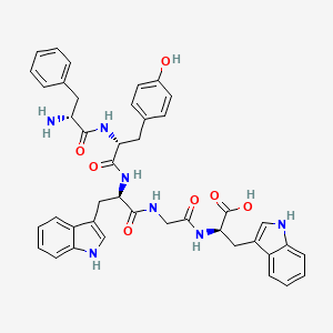 D-Phenylalanyl-D-tyrosyl-D-tryptophylglycyl-D-tryptophan