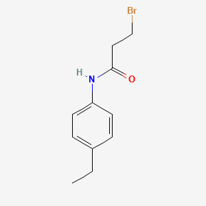 3-Bromo-N-(4-ethylphenyl)propanamide