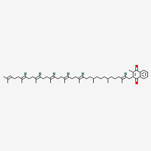 molecular formula C56H84O2 B1259597 Tetrahydromenaquinone CAS No. 49852-77-9