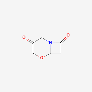 molecular formula C6H7NO3 B12595983 5-Oxa-1-azabicyclo[4.2.0]octane-3,8-dione CAS No. 606972-20-7