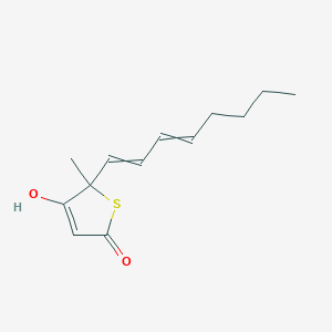 5-Hydroxy-2-methyl-2-(octa-1,3-dien-1-yl)thiophen-3(2H)-one