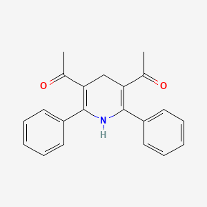 1,1'-(2,6-Diphenyl-1,4-dihydropyridine-3,5-diyl)di(ethan-1-one)