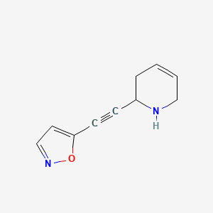 2-[(1,2-Oxazol-5-yl)ethynyl]-1,2,3,6-tetrahydropyridine