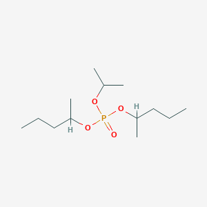 molecular formula C13H29O4P B12596053 Dipentan-2-yl propan-2-yl phosphate CAS No. 646521-42-8