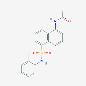 N-{5-[(2-Methylphenyl)sulfamoyl]naphthalen-1-yl}acetamide