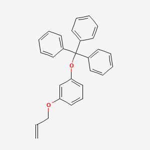 molecular formula C28H24O2 B12596080 3-(Allyloxy)phenyl(triphenylmethyl) ether CAS No. 501648-63-1