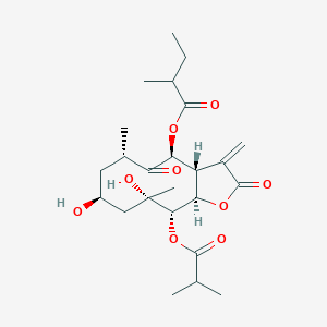molecular formula C24H36O9 B1259609 卡地文 B 