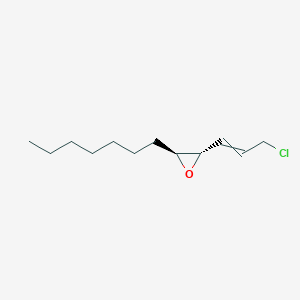 molecular formula C12H21ClO B12596106 (2S,3S)-2-(3-Chloroprop-1-en-1-yl)-3-heptyloxirane CAS No. 646534-09-0