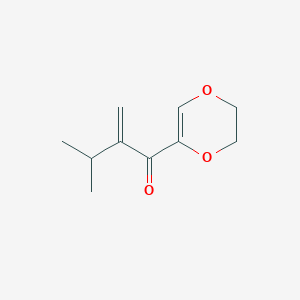 1-(5,6-Dihydro-1,4-dioxin-2-yl)-3-methyl-2-methylidenebutan-1-one