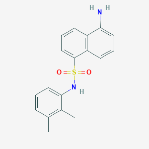 molecular formula C18H18N2O2S B12596128 5-Amino-N-(2,3-dimethylphenyl)naphthalene-1-sulfonamide CAS No. 648899-07-4