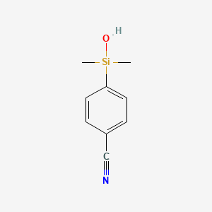 4-[Hydroxy(dimethyl)silyl]benzonitrile