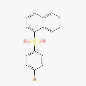 1-(4-Bromobenzene-1-sulfonyl)naphthalene