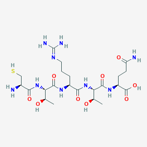 L-Cysteinyl-L-threonyl-N~5~-(diaminomethylidene)-L-ornithyl-L-threonyl-L-glutamine