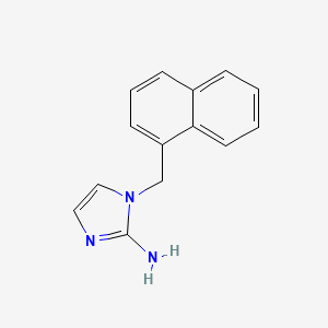 molecular formula C14H13N3 B12596244 1-[(Naphthalen-1-yl)methyl]-1H-imidazol-2-amine CAS No. 647850-94-0