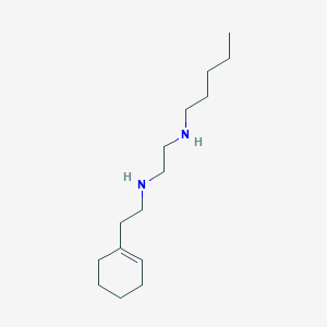 N~1~-[2-(Cyclohex-1-en-1-yl)ethyl]-N~2~-pentylethane-1,2-diamine