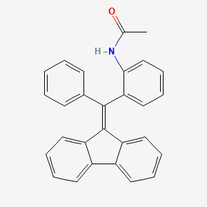 Acetamide, N-[2-(9H-fluoren-9-ylidenephenylmethyl)phenyl]-