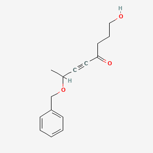 5-Octyn-4-one, 1-hydroxy-7-(phenylmethoxy)-