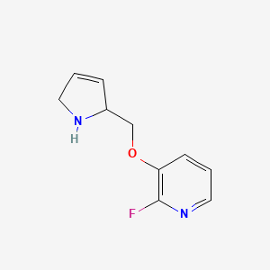 3-(2,5-Dihydro-1h-pyrrol-2-ylmethoxy)-2-fluoro-pyridine