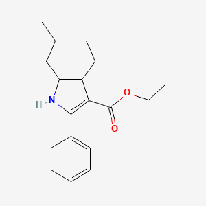 Ethyl 4-ethyl-2-phenyl-5-propyl-1H-pyrrole-3-carboxylate