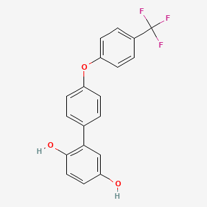 4'-[4-(Trifluoromethyl)phenoxy][1,1'-biphenyl]-2,5-diol