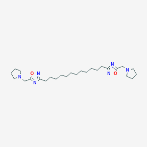 3,3'-(Dodecane-1,12-diyl)bis{5-[(pyrrolidin-1-yl)methyl]-1,2,4-oxadiazole}