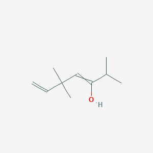 molecular formula C10H18O B12596511 2,5,5-Trimethylhepta-3,6-dien-3-ol CAS No. 629650-27-7