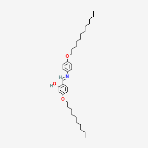 3-(Decyloxy)-6-{[4-(dodecyloxy)anilino]methylidene}cyclohexa-2,4-dien-1-one